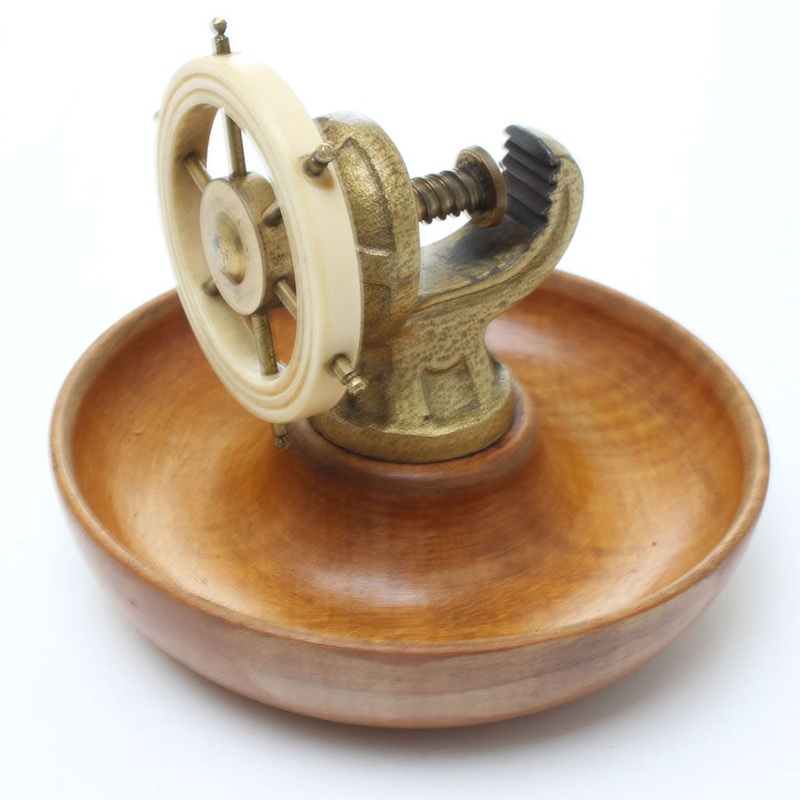 Ships Wheel Nutcracker  6 inch