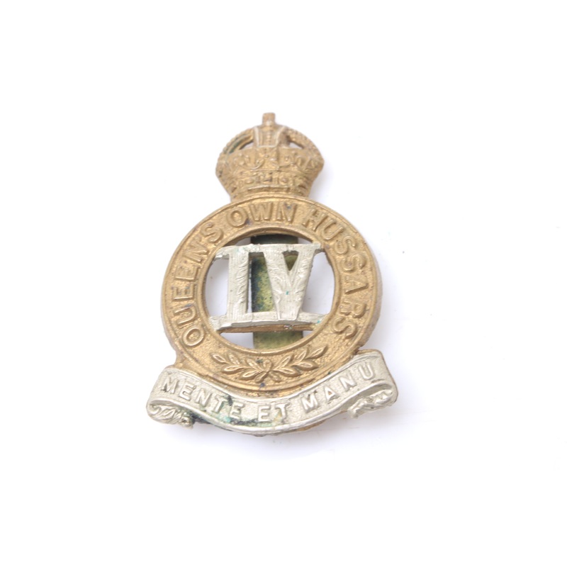4th / IV Queen's Own Hussars Cap Badge