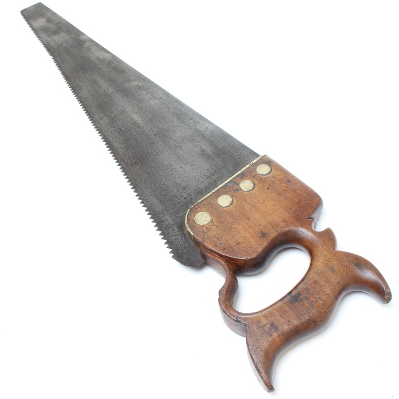 Old W Webster Saw - 20- 6tpi (Collectable) (Beech)