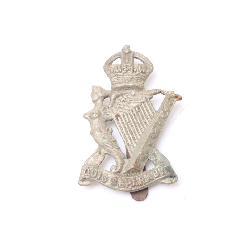 Quis Separabit Irish Rifles Cap Badge