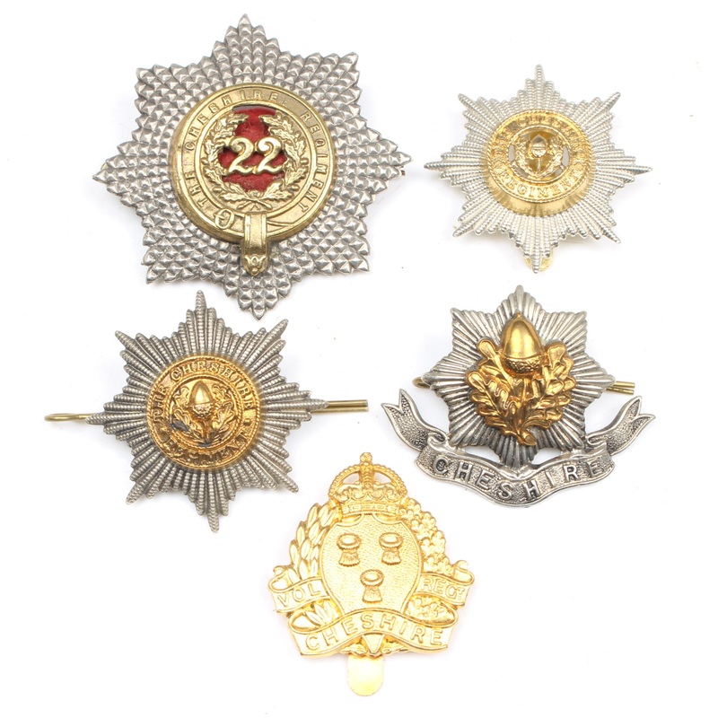Old Cheshire Cap Badges