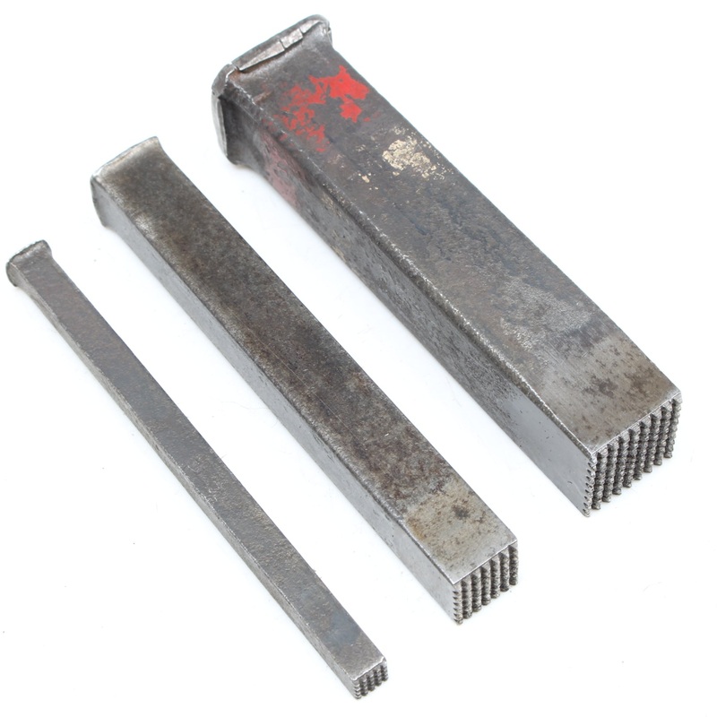 3x Old Graduating Wood Punches - Square