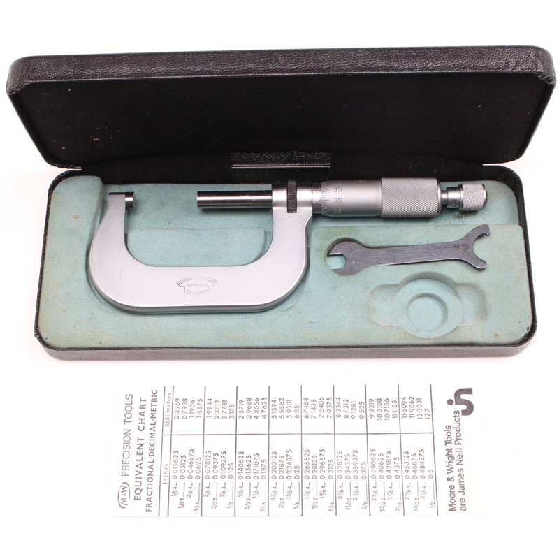 Moore & Wright Micrometer No 961M, 25-50mm, 0.01mm
