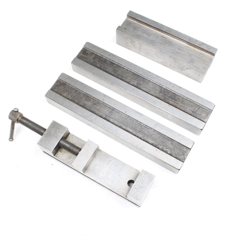 Old Eclipse Vee Vice No. 235 & 3x Metal Blocks (UK)