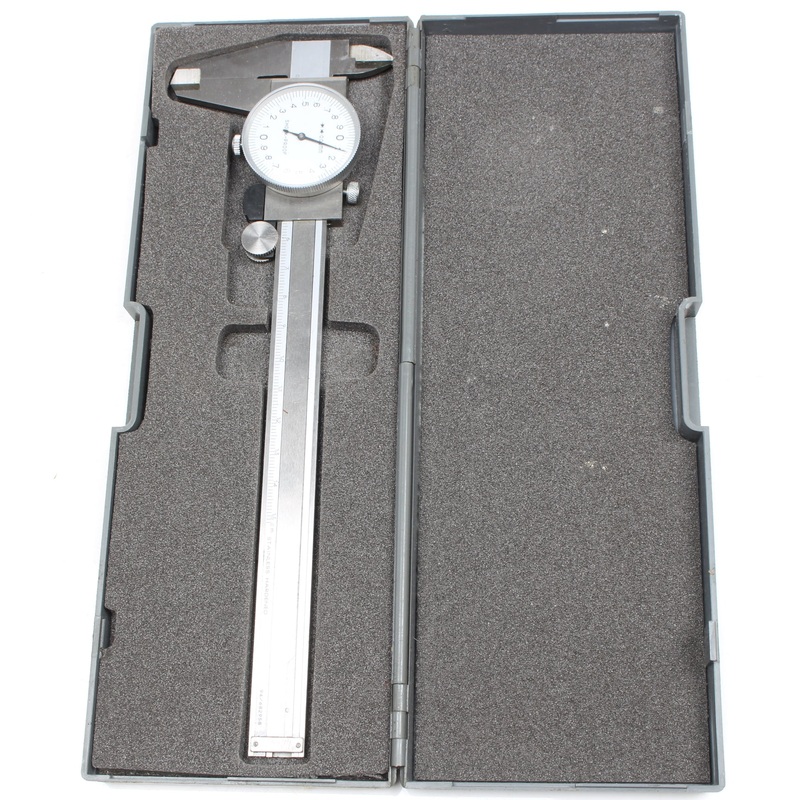 Old Vernier Dial Calipers  4-Way - 150mm x 0.02mm
