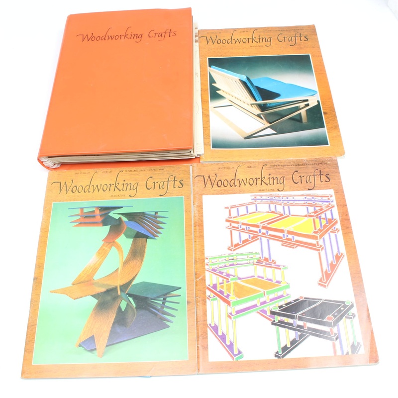 Old Woodworking Crafts Magazines Inc. First Issue C.1980's