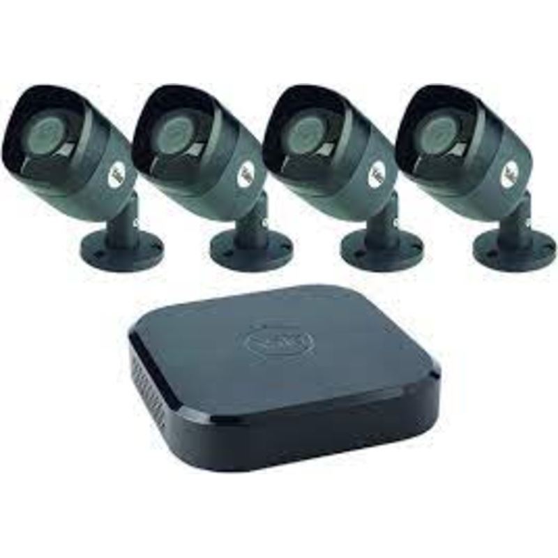 Yale B-YSA804A-HD yale smart home view CCTV kit 4 channels DVR, 4 cameras, 2TB hard-drive