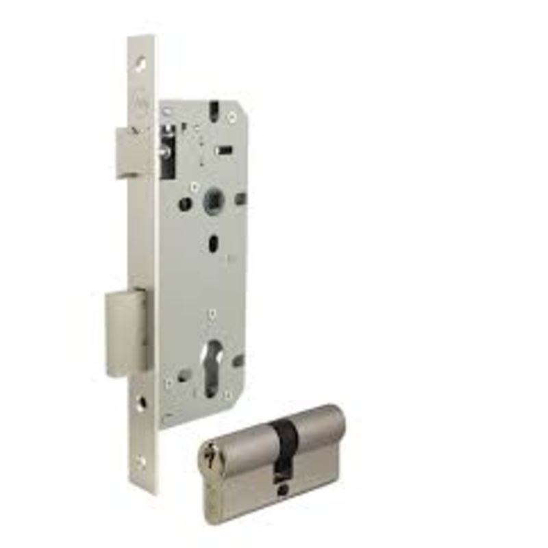 Yale CL-CY-2404-SS union deadlock & cylinder 110 x 73mm complete with escutcheons