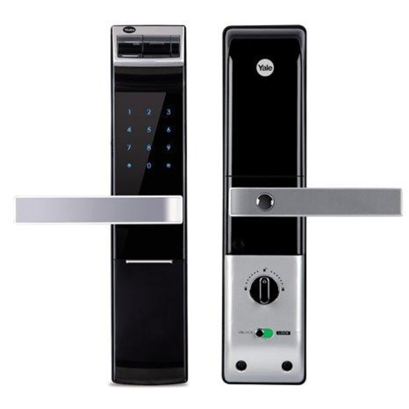 Yale DDL-YDM-4109 yale digital door lock-biometric lock with tripple access modes: fingerprint lock, code & mechanical override key capacity 20 users