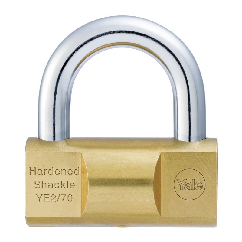 Yale PL-YE2/80/138/1 yale high hammer series 14 x 38mm 70mm brass, 3 keys-key-retaining