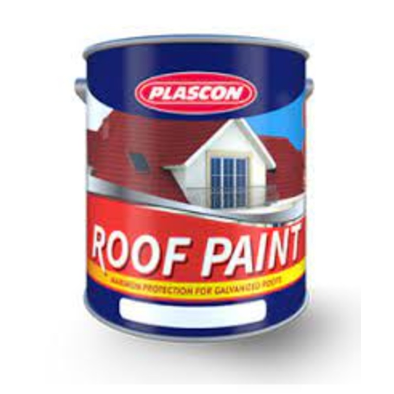 Plascon 4lts Roof Paint - Green, cornflower, Grey