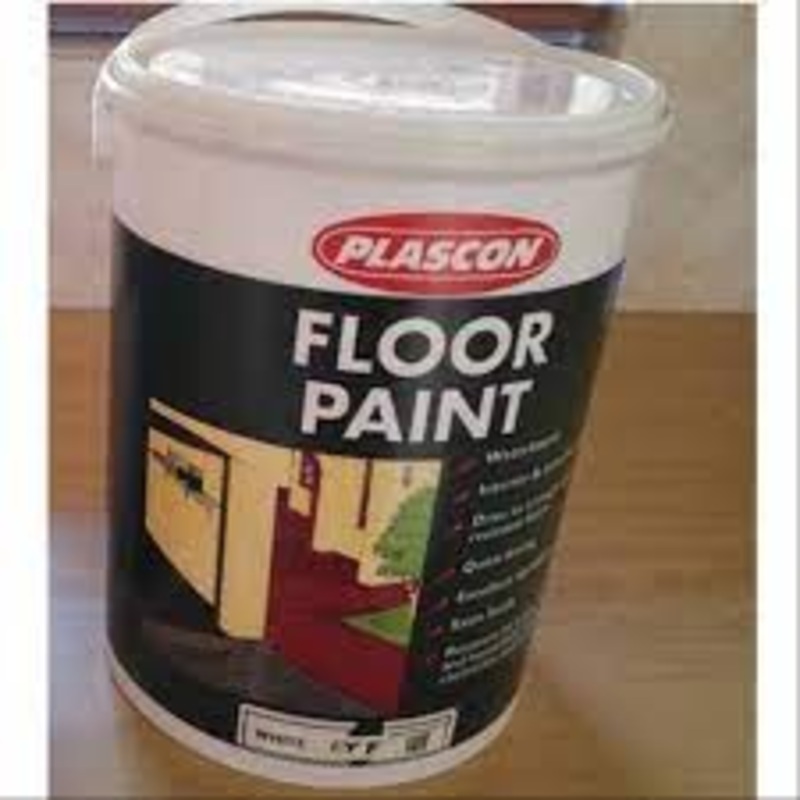 Plascon 4lts Upox Floor Paint (2 Pack) - Red Oxide I Black