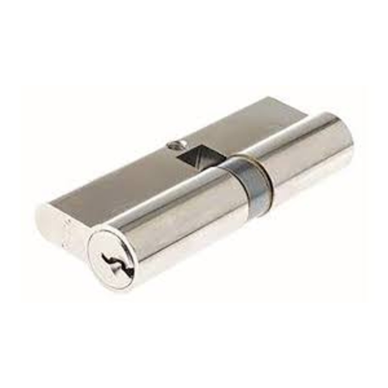 Union Euro cylinder lockcase 72mm centres with curved on plate handle LS-Z413-45-SN/NP