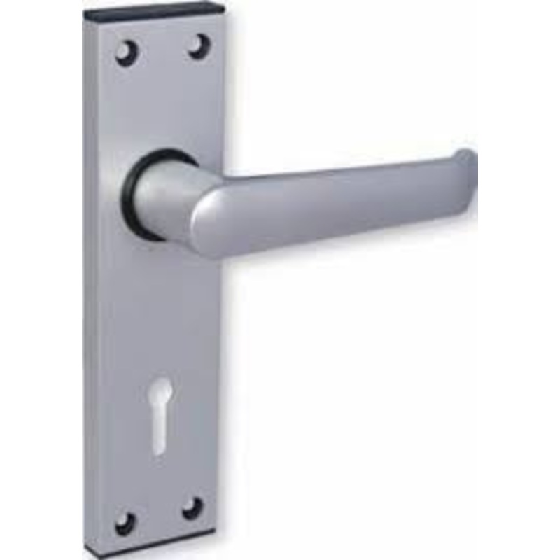 Union lever lock handles martin entrance aluminium LHP-680-06-AS