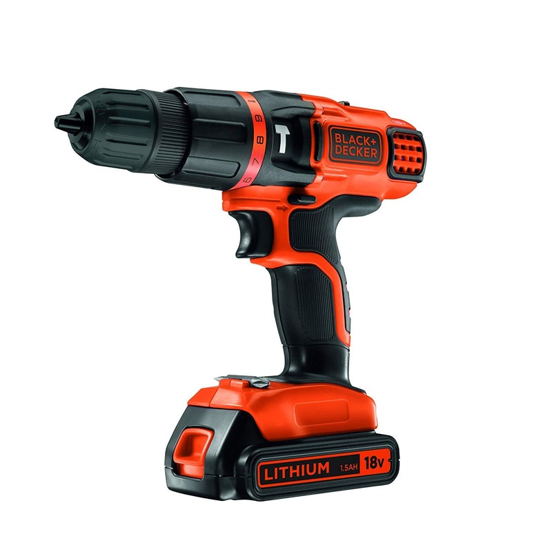 Black and Decker 10MM 18V Cordless Hammer Drill