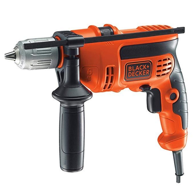 Black and Decker 13 mm Percussion Drill 600W Keyless Chuck