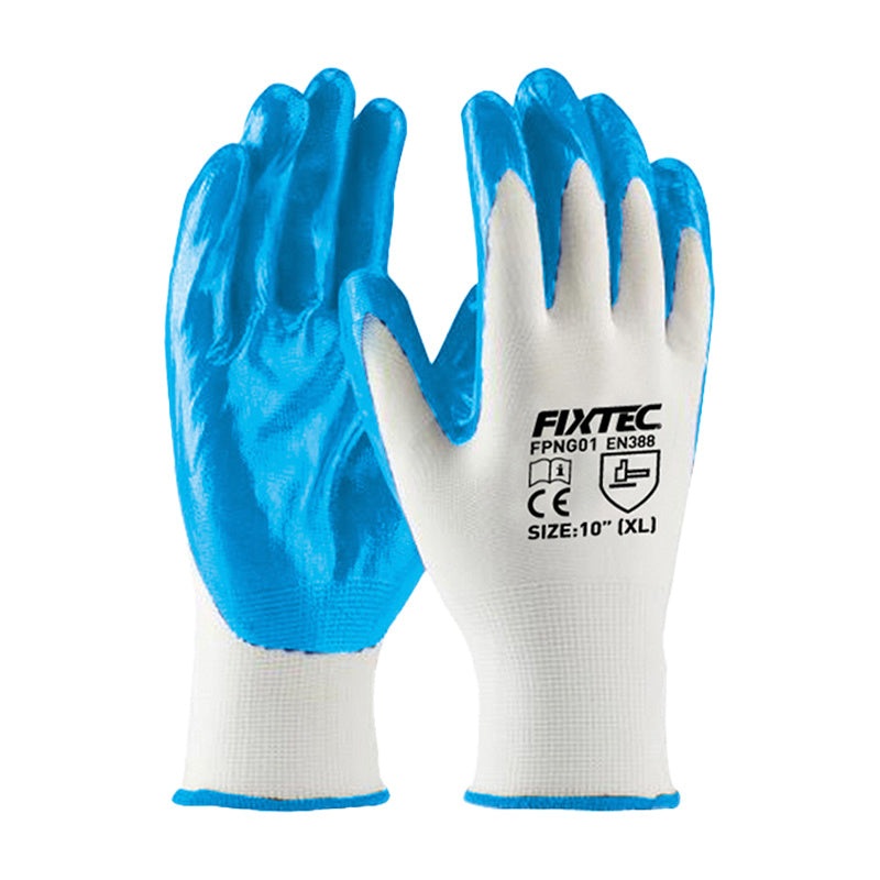 Cotton knitted Gloves  10"-FPCG0620
