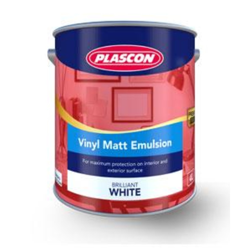 Plascon vinyl matt emulsion 4lts