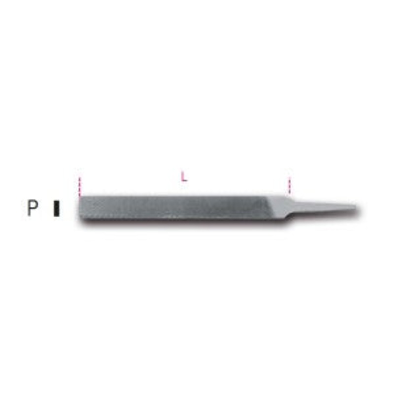 Square  file 8" with handle - F008