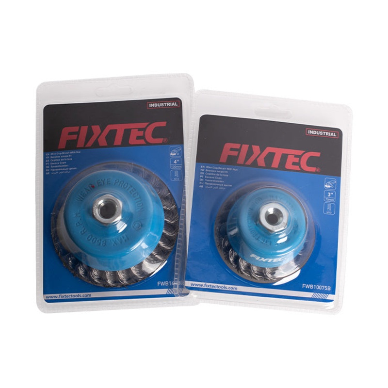 Wire Cup Brush With Nut 4"-FWB1400B