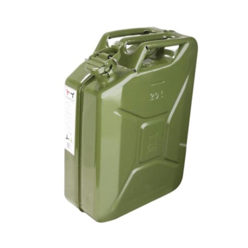 Ryobi Army Jerry can 20lt Petrol with S/spin (olive green) JC-20LG