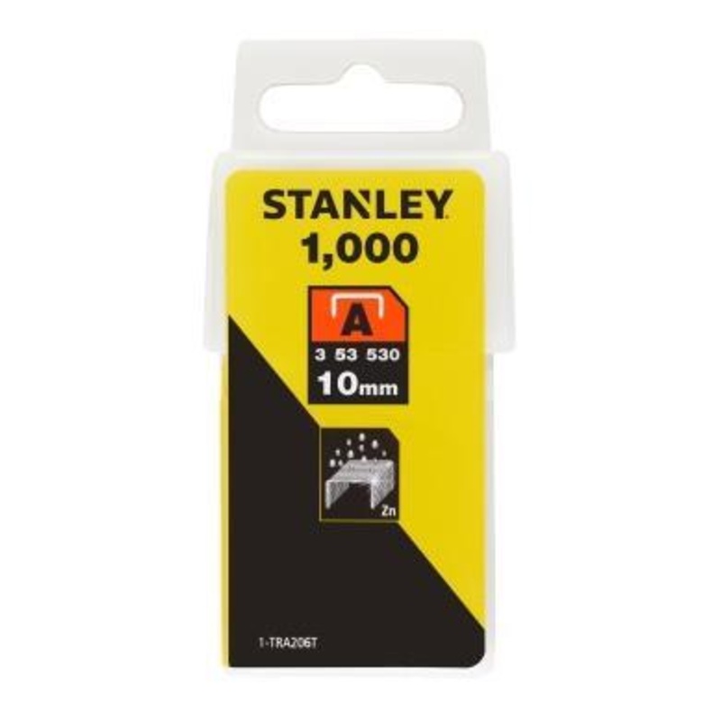 STANLEY STAPLES 8MM TYPE A 1000PCS