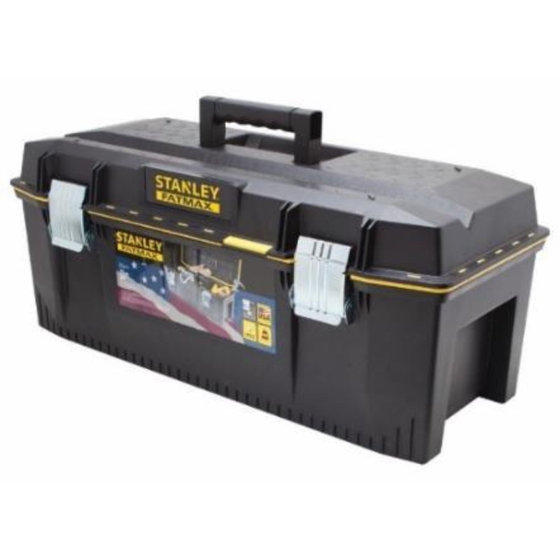 STANLEY TOOLBOX PLASTIC WITH TRAY 28" WATERPROOF & SHOCKPROOF