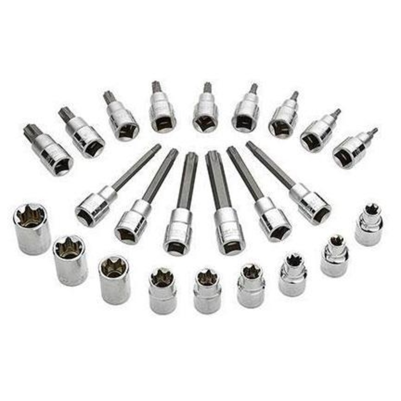 STANLEY 1/2" DR. SOCKET SET 24-PCS TORX MODULE