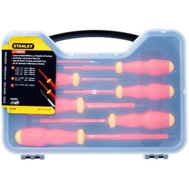 STANLEY INSULATED 1000V 7-PCS CARRY CASE