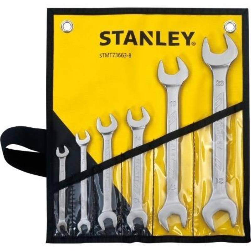 STANLEY OPEN-END SPANNER SET 6-PCS 6-23MM