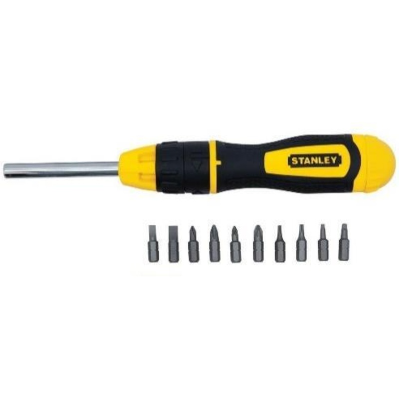 STANLEY RATCHET MULTI BIT 10-PCS
