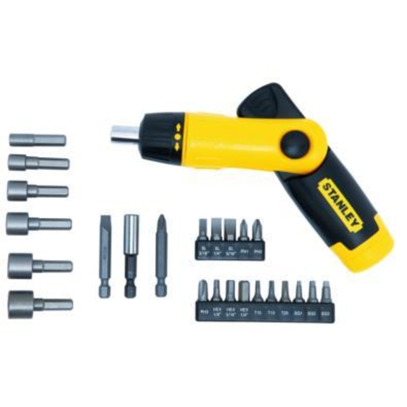STANLEY RATCHET PISTOL GRIP 25-PCS