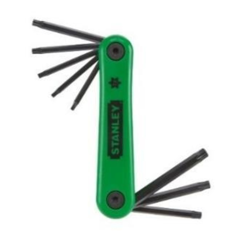 STANLEY ALLEN HEX KEY TORX 8-PCS T9/10/15/20/25/27/30/40