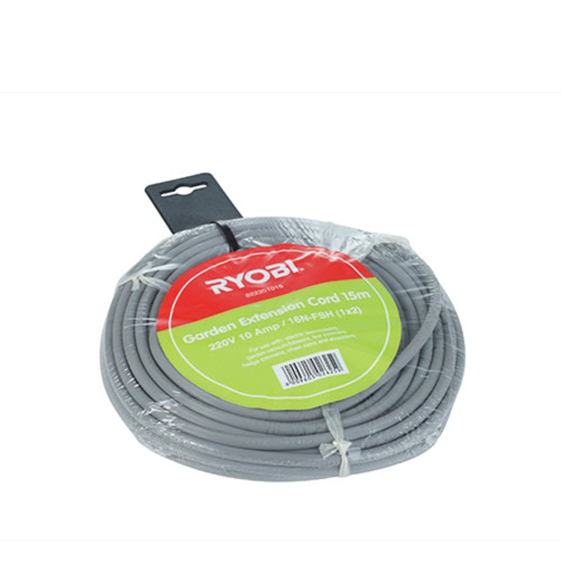 Ryobi Extension cord 220v 10Amp 15m 2core