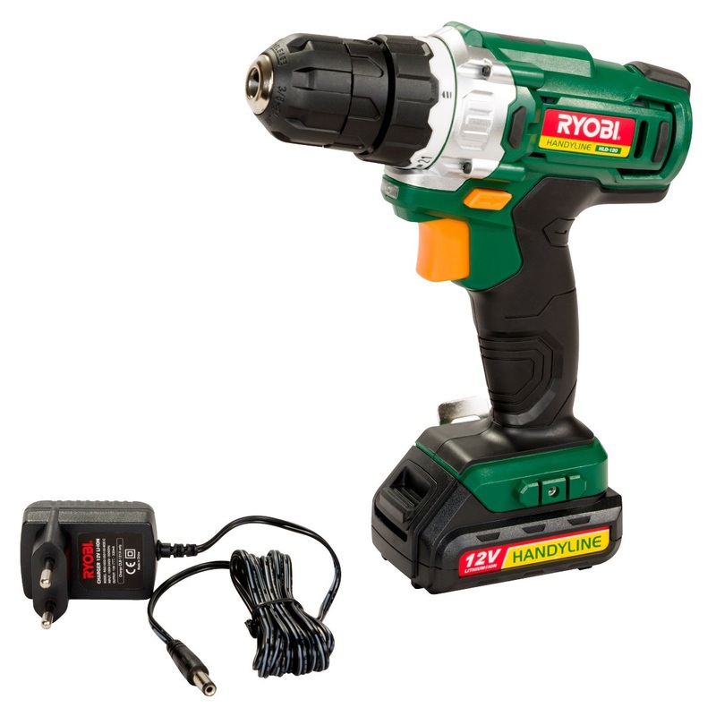 Ryobi Cordless drill 10mm 12v LI-ION -HLD-120
