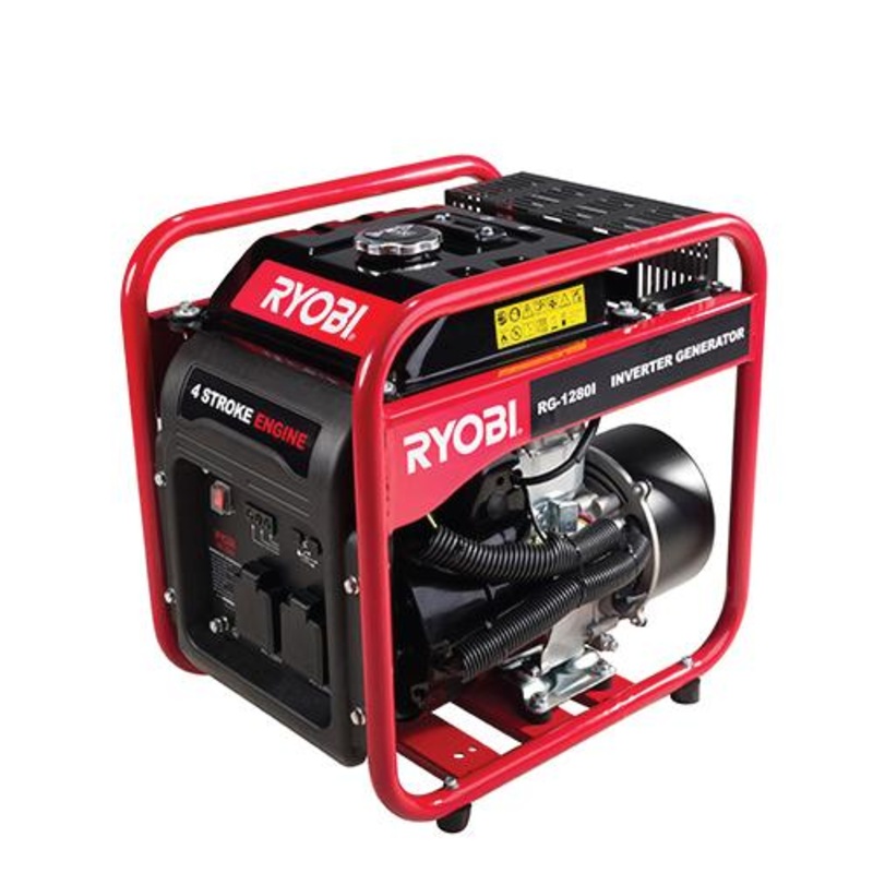 Ryobi Inverter generator max 1200w open frame RG-1280I