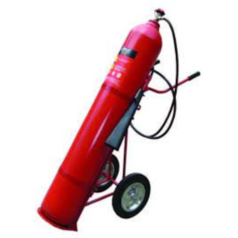 Generic Wheeled extinguisher-CO Trolley 45kg trolley