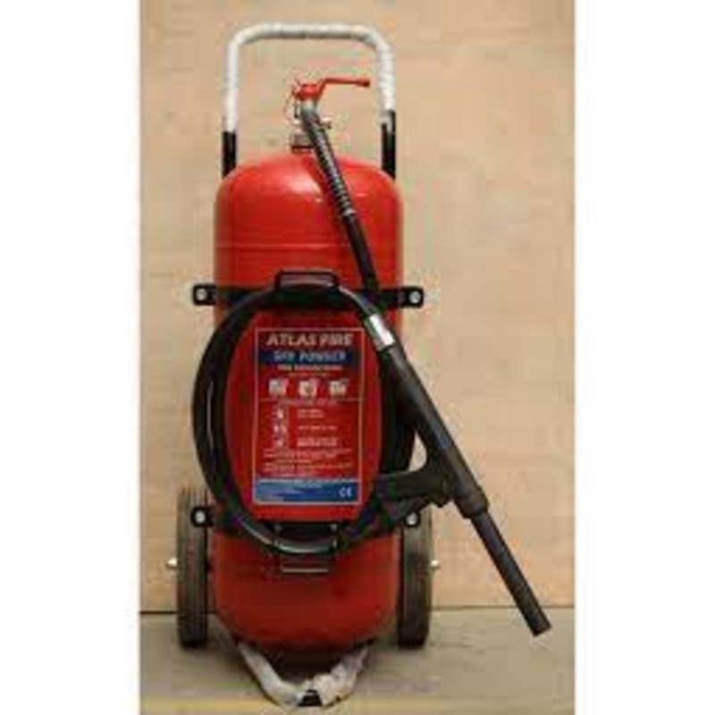 Generic Wheeled extinguisher -Dry Powder 50kg DP Trolley
