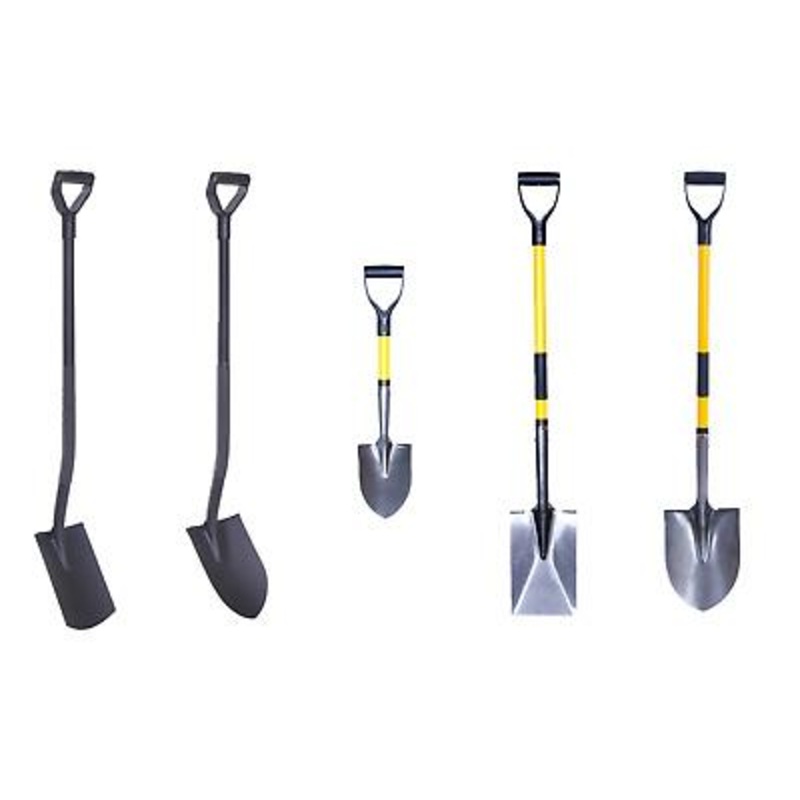 Shovel Metal Handle Heavy Round Head