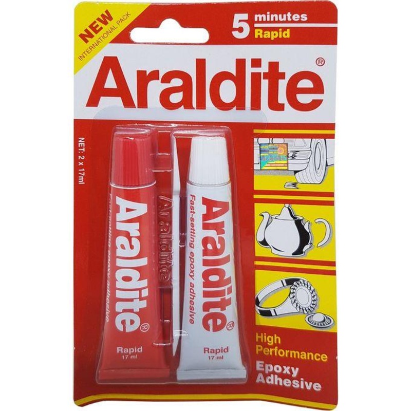 Araldite Glue Epoxy Adhesive Bonding Agent Clear