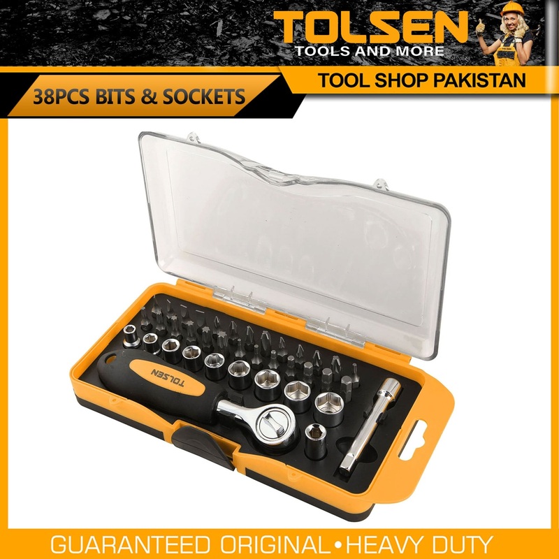 Tolsen 38 bit socket set -200035