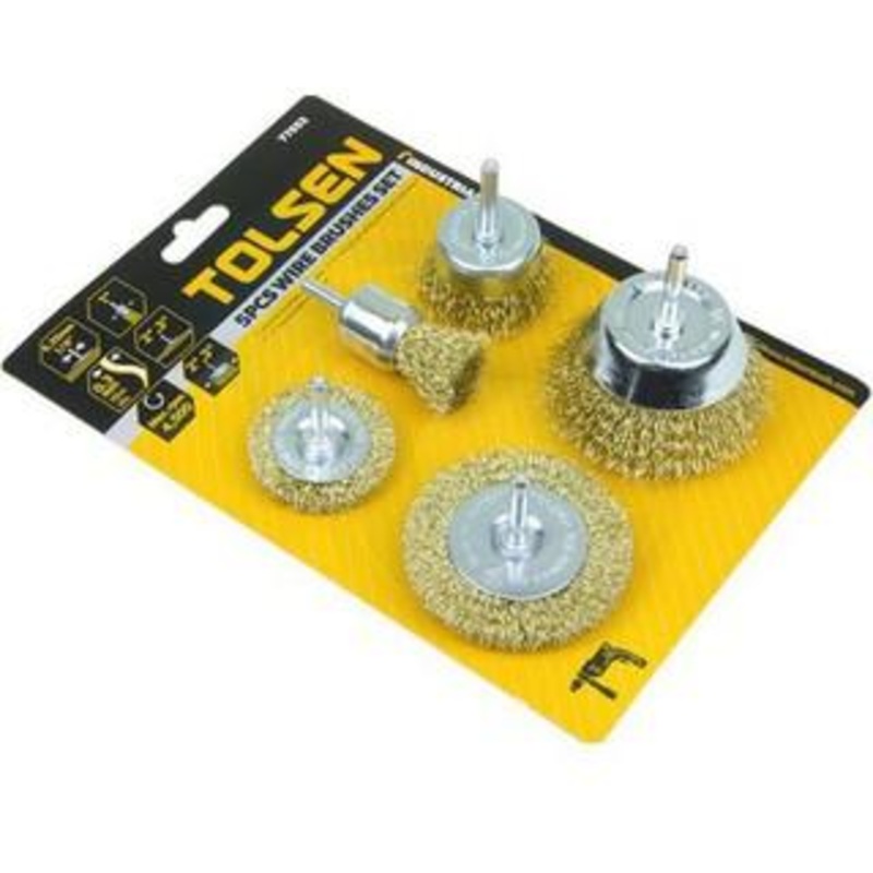 Tolsen wire brush set - 77552