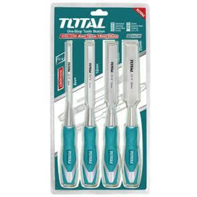 Total 4 Pcs wood chisel setTHT41K0401