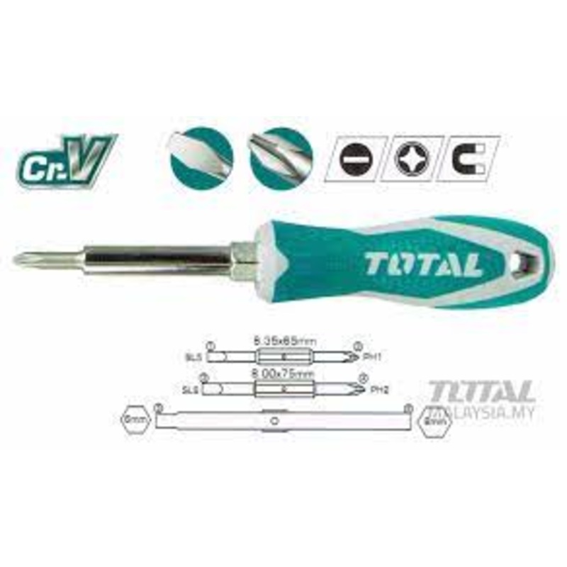 Total 6 IN 1THT2506076 Screwdriver set