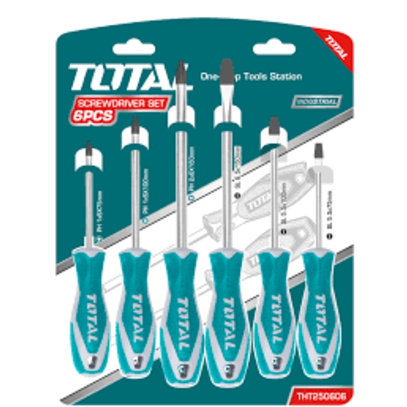 Total 6 Pcs THT250606 screwdriver set