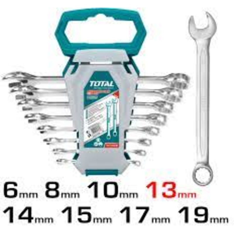 Total 8Pcs THT102286 combination spanner set