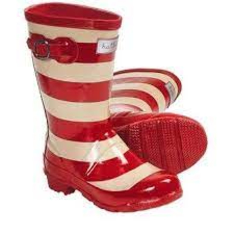 Colored Rainboots red,blue,white