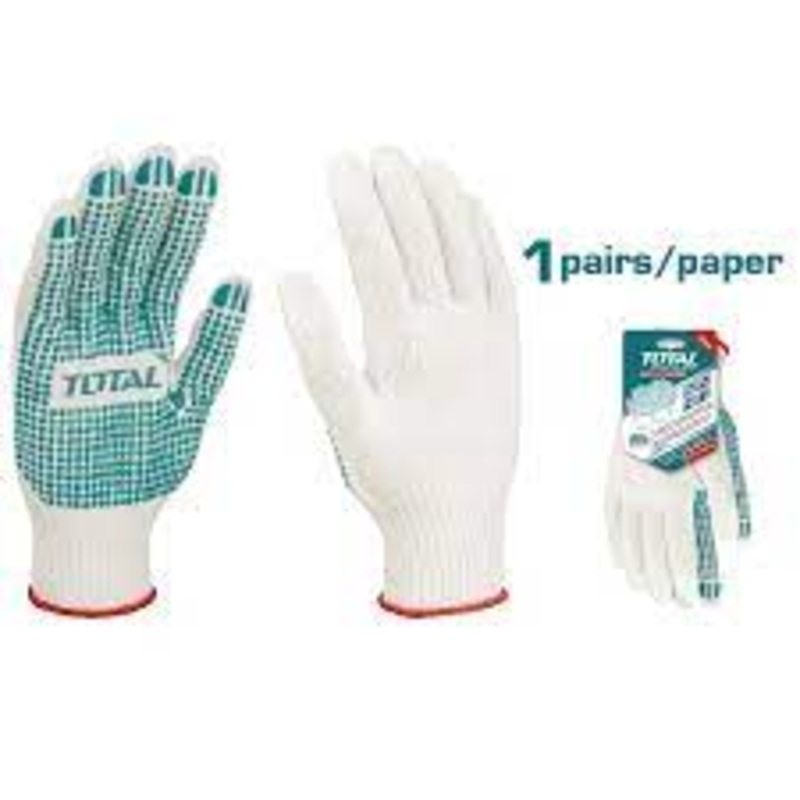 TotalKnitted & PVC dots glovesTSP11102