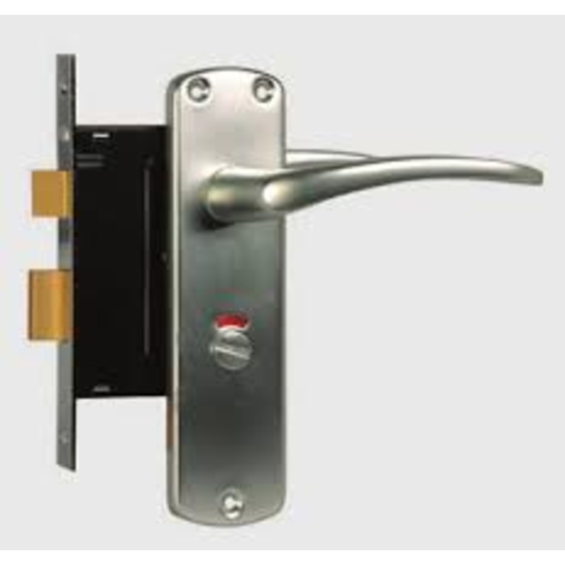 Union emergency release, thumb turn & indicator-satin steel ES-ER-TT-SSS