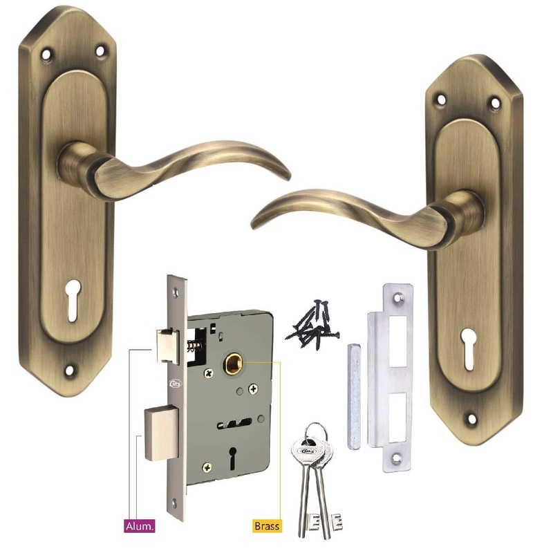 union 2lever lock set with AC handles 2L-35141-95-AC